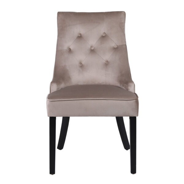 VERONA ΚΑΡΕΚΛΑ ΜΕ ΜΕΤΑΛΛΙΚΟ ΚΡΙΚΟ BEIGE ΜΑΥΡΟ 57x47x98cm 03-1140 - Image 5