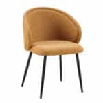 FIGARO ΚΑΡΕΚΛΑ ΠΟΛΥΘΡΟΝΑ ΚΙΤΡΙΝΟ ΜΑΥΡΟ 58x58.5x78.5cm 03-1207