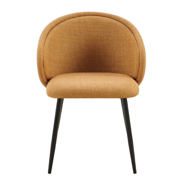 FIGARO ΚΑΡΕΚΛΑ ΠΟΛΥΘΡΟΝΑ ΚΙΤΡΙΝΟ ΜΑΥΡΟ 58x58.5x78.5cm 03-1207 - Image 2