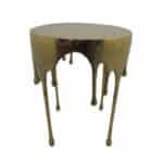DROP SIDE TABLE ΧΡΥΣΟ 43.25x43.25x56 04-1014