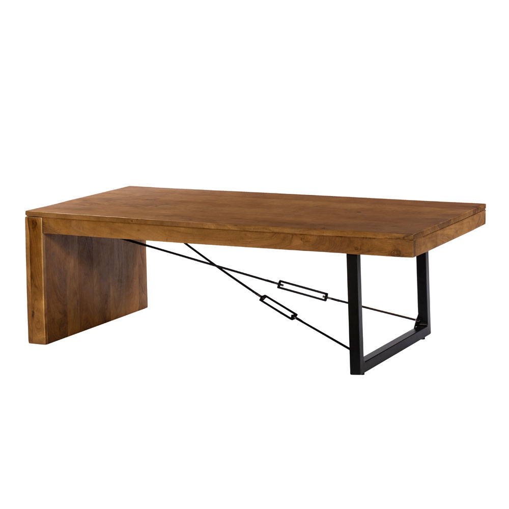 04-1043-PVx6a-first-_1 WIRE COFFEE TABLE ΚΑΡΥΔΙ ΜΑΥΡΟ 120x60x40 04-1043 - Image 1