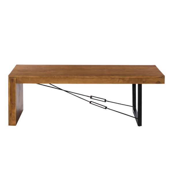 WIRE COFFEE TABLE ΚΑΡΥΔΙ ΜΑΥΡΟ 120x60x40 04-1043 - Image 4