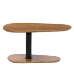 LEVEL COFFEE TABLE ΚΑΡΥΔΙ ΜΑΥΡΟ 95x65x48 04-1047 - Image 4