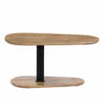 LEVEL COFFEE TABLE ΦΥΣΙΚΟ ΜΑΥΡΟ 95x65x48 04-1048 - Image 4