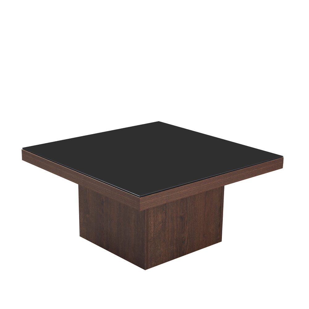 04-1311-79J9V-first-_1 NUEZ COFFEE TABLE ΚΑΡΥΔΙ ΜΑΥΡΟ 79x79x40cm 04-1311 - Image 1