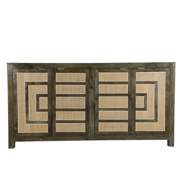 MAIANDROS ΜΠΟΥΦΕΣ ΚΑΦΕ ΣΚΟΥΡΟ ΦΥΣΙΚΟ 200x46x102 05-0761 - Image 2