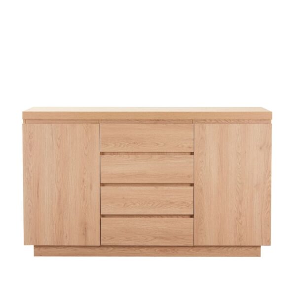 DRUVO ΜΠΟΥΦΕΣ 2ΠΟΡΤΕΣ 4ΣΥΡΤΑΡΙΑ ΦΥΣΙΚΟ 160x39x92cm 05-0822 - Image 3
