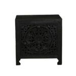 VOLCANO ΚΟΜΟΔΙΝΟ 1ΠΟΡΤΑ 1ΣΥΡΤΑΡΙ ΜΑΥΡΟ 50x40x50cm 09-1488 - Image 3