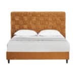 BALZAK ΚΡΕΒΑΤΙ (ΓΙΑ ΣΤΡΩΜΑ 160x200cm) CAMEL 222x186x130cm 09-1945 - Image 2