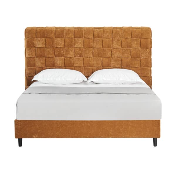 BALZAK ΚΡΕΒΑΤΙ (ΓΙΑ ΣΤΡΩΜΑ 160x200cm) CAMEL 222x186x130cm 09-1945 - Image 2