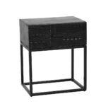 AZTEC ΚΟΜΟΔΙΝΟ 1ΣΥΡΤΑΡΙ ΜΑΥΡΟ 50x35x60cm 09-2094