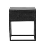 AZTEC ΚΟΜΟΔΙΝΟ 1ΣΥΡΤΑΡΙ ΜΑΥΡΟ 50x35x60cm 09-2094 - Image 2