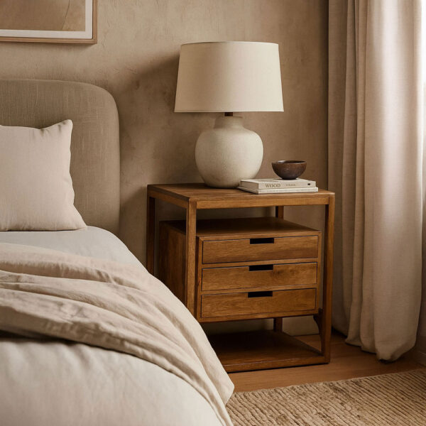 ELIS ΚΟΜΟΔΙΝΟ 3ΣΥΡΤΑΡΙΑ ΦΥΣΙΚΟ 65x38x65cm 09-2156 - Image 2