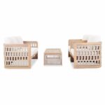 ΣΕΤ ΣΑΛΟΝΙ 4ΤΜΧ LUDVALD SM6446 ΞΥΛΟ ΑΚΑΚΙΑΣ-ΣΧΟΙΝΙ-ΜΠΕΖ ΜΑΞΙΛΑΡΙΑ - Image 2