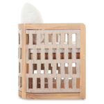 ΠΟΛΥΘΡΟΝΑ ΤΡΑΠΕΖΑΡΙΑΣ LUDVALD SM6445 ΞΥΛΟ ΑΚΑΚΙΑΣ-ΣΧΟΙΝΙ-ΜΠΕΖ ΜΑΞΙΛΑΡΙΑ 58x60x66Υεκ. - Image 5