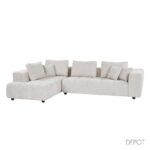 TOMOS ΚΑΝΑΠΕΣ ΓΩΝΙΑ ΑΡΙΣΤΕΡΗ BEIGE LEGASY 15 298x200x85cm 71-0113