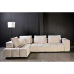 TOMOS ΚΑΝΑΠΕΣ ΓΩΝΙΑ ΑΡΙΣΤΕΡΗ BEIGE LEGASY 15 298x200x85cm 71-0113 - Image 3