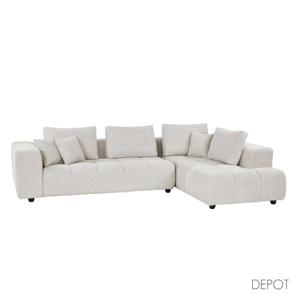 71-0132-aMaY9-first-_1 TOMOS ΚΑΝΑΠΕΣ ΓΩΝΙΑ ΔΕΞΙΑ BEIGE LEGASY 15 298x200x85cm 71-0132 - Image 1