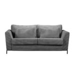 COCOON ΚΑΝΑΠΕΣ ΚΡΕΒΑΤΙ 3ΘΕΣΙΟΣ ΓΚΡΙ LINCOLN 90 208x94x92cm 71-0133 - Image 4