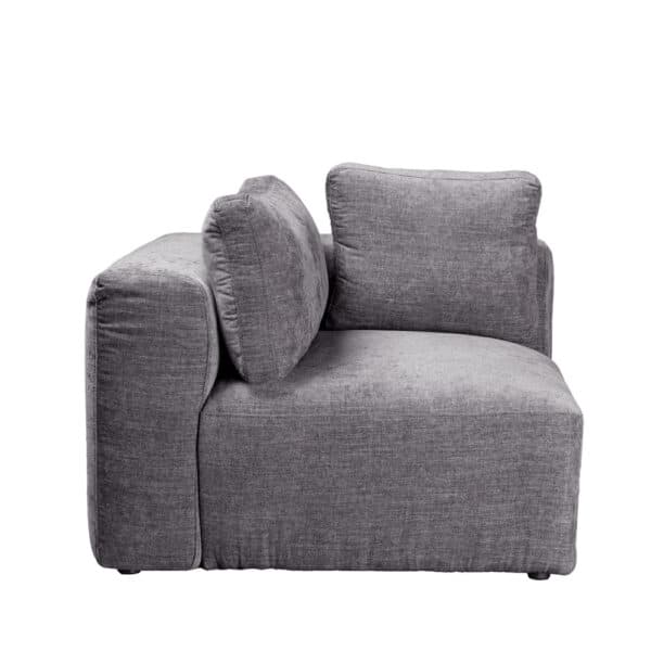 BOX ΠΟΛΥΘΡΟΝΑ ΜΕ ΜΠΡΑΤΣΟ ΑΝΑΣΤΡΕΨΙΜΗ ΓΚΡΙ VOGUE 14 107x107x85cm 71-0138 - Image 5