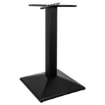 ΒΑΣΗ ΜΕΤΑΛΛΙΚΗ 45χ45χ74εκ ΜΕ ΜΑΝΤΕΜΕΝΙΟ ΣΤΑΥΡΟ 45Χ45εκ.ΠΥΡΑΜΙΔΑ ΜΑΥΡΗ HM408