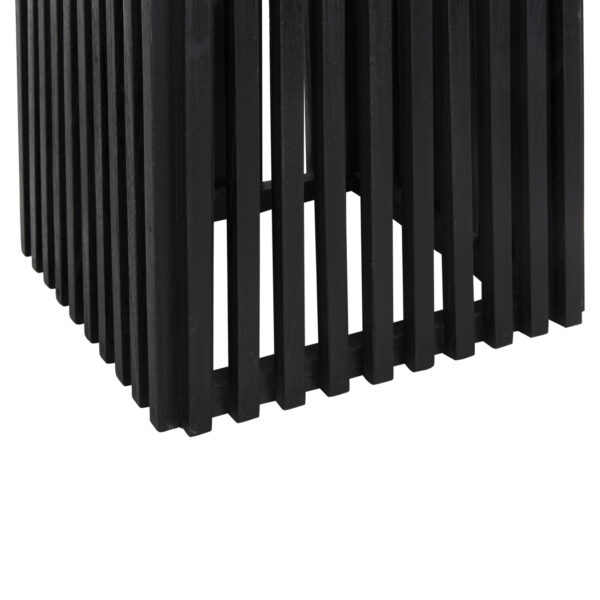 ΒΑΣΗ ΤΡΑΠΕΖΙΟΥ ΕΣΩΤ.ΧΩΡΟΥ ΤΕΤΡΑΓΩΝΗ FRANTZ HM9460.12 ΞΥΛΟ MINDI ΣΕ ΜΑΥΡΟ 45x45x73Y εκ. - Image 6