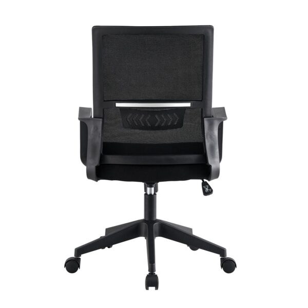 BF2965 Πολυθρόνα Γραφείου Ύφασμα Μαύρο Mesh 63x58x97/107cm - Image 3