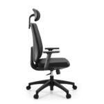 BF8200 Πολυθρόνα Γραφείου Διευθυντή, Pu Μαύρο 70x70x117/127cm - Image 3