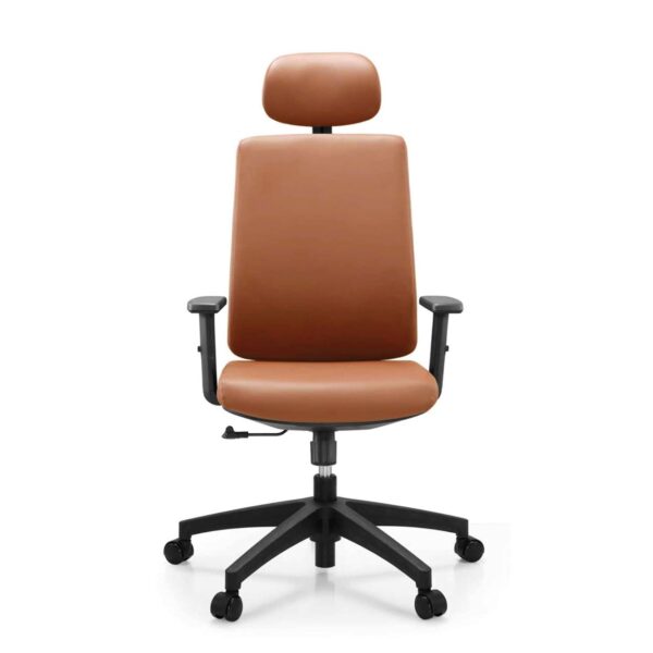 BF8200 Πολυθρόνα Γραφείου Διευθυντή, Pu Camel 70x70x117/127cm - Image 2