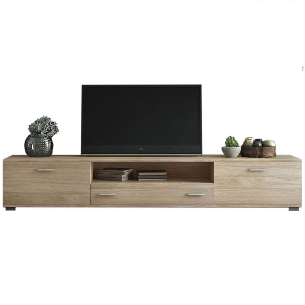 epiplo_tileorasis_210xp44_5xy36cm_ Έπιπλο Τηλεόρασης Ξύλινο 210εκ. - Image 1