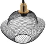 ΦΩΤΙΣΤΙΚΟ ΟΡΟΦΗΣ ΜΑΥΡΟ ΜΕΤΑΛΛΙΚΟ ΜΟΝΤΕΡΝΟ ΠΛΕΓΜΑ Φ30x65Yεκ.HM7690.01 - Image 3