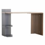 ΓΡΑΦΕΙΟ ΜΕΛΑΜΙΝΗΣ HM8994.01 ΚΑΡΥΔΙ ΓΚΡΙ 112x55x85Y εκ. - Image 3