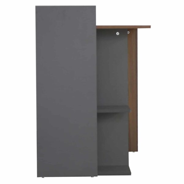 ΓΡΑΦΕΙΟ ΜΕΛΑΜΙΝΗΣ HM8994.01 ΚΑΡΥΔΙ ΓΚΡΙ 112x55x85Y εκ. - Image 5