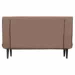 ΚΑΝΑΠΕΣ ΚΡΕΒΑΤΙ 2 ΑΤΟΜΩΝ ASMA HM3077.07 ΣΚΟΥΡΟ ΜΠΕΖ ΥΦΑΣΜΑ 143x78x84Yεκ. - Image 6