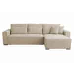 ΚΑΝΑΠΕΣ ΚΡΕΒΑΤΙ ΑΝΑΣΤΡΕΨΙΜH ΓΩΝΙΑ CORNERA HM3335.03 ΜΠΕΖ ΥΦΑΣΜΑ 269x155x89Yεκ - Image 3