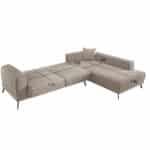 ΚΑΝΑΠΕΣ ΚΡΕΒΑΤΙ ΔΕΞΙΑ ΓΩΝΙΑ ZENORA HM3337.03R ΜΠΕΖ ΥΦΑΣΜΑ 303x214x80Υεκ - Image 3