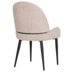 ΚΑΡΕΚΛΑ SARKY HM8585.02 ΥΦΑΣΜΑ ΜΠΟΥΚΛΕ ΕΚΡΟΥ ΜΕ ΜΕΤΑΛΛΙΚΑ ΠΟΔΙΑ 56x64x88Yεκ. - Image 5