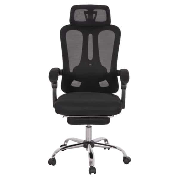 ΚΑΡΕΚΛΑ ΓΡΑΦΕΙΟΥ BARNET HM18258.01 ΜΑΥΡΟ MESH-ΜΑΥΡΟΣ ΣΚΕΛΕΤΟΣ NYLON 61x62x123Υ - Image 3