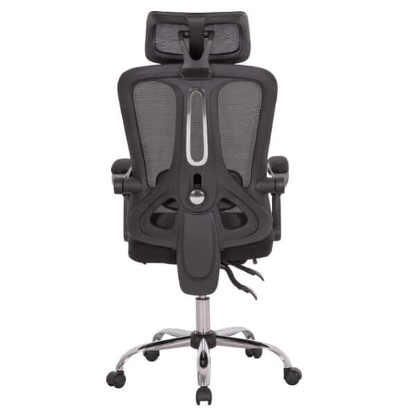 ΚΑΡΕΚΛΑ ΓΡΑΦΕΙΟΥ BARNET HM18258.01 ΜΑΥΡΟ MESH-ΜΑΥΡΟΣ ΣΚΕΛΕΤΟΣ NYLON 61x62x123Υ - Image 6