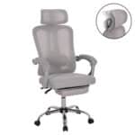 ΚΑΡΕΚΛΑ ΓΡΑΦΕΙΟΥ BARNET HM18258.02 ΓΚΡΙ MESH-ΓΚΡΙ ΣΚΕΛΕΤΟΣ NYLON 61x62x123Υ