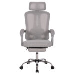 ΚΑΡΕΚΛΑ ΓΡΑΦΕΙΟΥ BARNET HM18258.02 ΓΚΡΙ MESH-ΓΚΡΙ ΣΚΕΛΕΤΟΣ NYLON 61x62x123Υ - Image 3