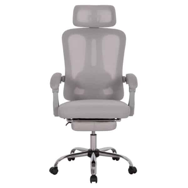 ΚΑΡΕΚΛΑ ΓΡΑΦΕΙΟΥ BARNET HM18258.02 ΓΚΡΙ MESH-ΓΚΡΙ ΣΚΕΛΕΤΟΣ NYLON 61x62x123Υ - Image 3