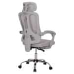 ΚΑΡΕΚΛΑ ΓΡΑΦΕΙΟΥ BARNET HM18258.02 ΓΚΡΙ MESH-ΓΚΡΙ ΣΚΕΛΕΤΟΣ NYLON 61x62x123Υ - Image 5