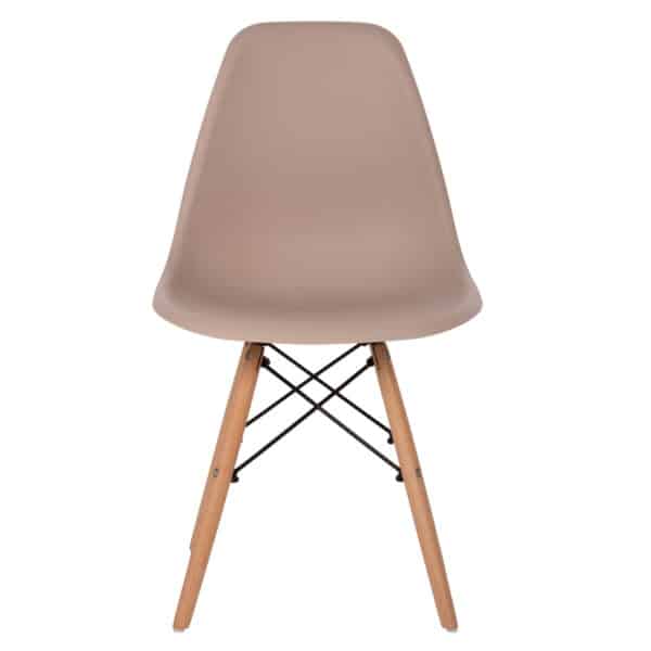 ΚΑΡΕΚΛΑ ΤΡΑΠΕΖΑΡΙΑΣ 2ΤΜΧ TWIST HM8460.55 ΚΑΠΟΥΤΣΙΝΟ PP--ΞΥΛΟ ΟΞΙΑΣ 46x50x82Υεκ. - Image 3