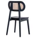 ΚΑΡΕΚΛΑ ΤΡΑΠΕΖΑΡΙΑΣ SEBBO HM6388.02 ΞΥΛΟ TEAK ΜΑΥΡΟ & ΣΥΝΘ.RATTAN 50x49x86,5Υεκ. - Image 5