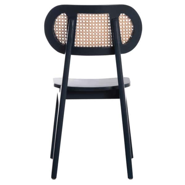 ΚΑΡΕΚΛΑ ΤΡΑΠΕΖΑΡΙΑΣ SEBBO HM6388.02 ΞΥΛΟ TEAK ΜΑΥΡΟ & ΣΥΝΘ.RATTAN 50x49x86,5Υεκ. - Image 6