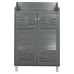 ΠΑΠΟΥΤΣΟΘΗΚΗ-ΝΤΟΥΛΑΠΙ KAILENA HM2230.10 ΜΕΛΑΜΙΝΗ ΓΚΡΙ 77x40x121,5 εκ. - Image 4