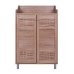 ΠΑΠΟΥΤΣΟΘΗΚΗ-ΝΤΟΥΛΑΠΙ KAILENA HM2230.02 ΜΕΛΑΜΙΝΗ ΣΕ SONAMA 77X40,5X122Υεκ. - Image 3