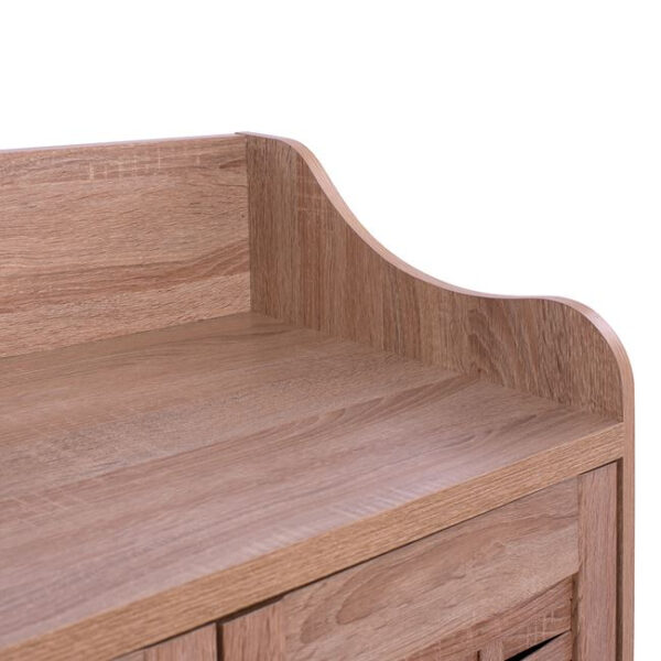 ΠΑΠΟΥΤΣΟΘΗΚΗ-ΝΤΟΥΛΑΠΙ KAILENA HM2230.02 ΜΕΛΑΜΙΝΗ ΣΕ SONAMA 77X40,5X122Υεκ. - Image 5