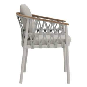 ΠΟΛΥΘΡΟΝΑ ΑΛΟΥΜΙΝΙΟΥ STREAM HM6427.02 ΚΡΕΜ ΜΕ ΜΠΕΖ ΣΧΟΙΝΙ & OLEFIN 59x63x85Υεκ.